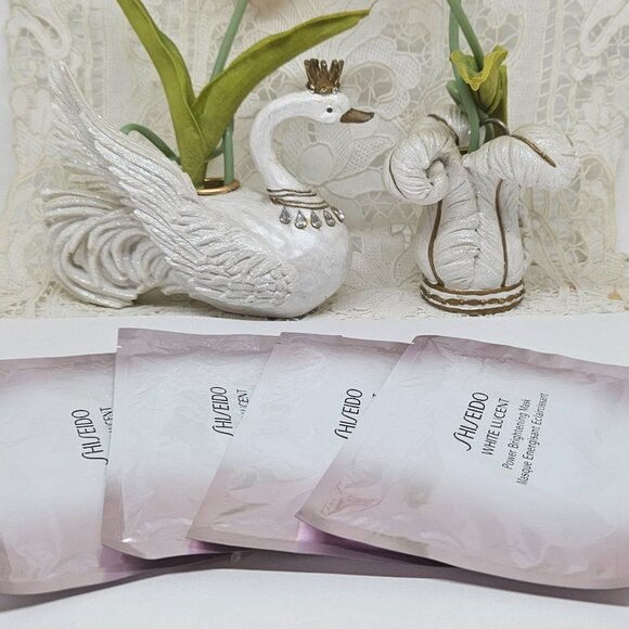 SHISEIDO WHITE LUCENT POWER BRIGHTENING MASK 27ML x 4 SHEETS - Picture 2 of 4